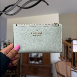 Kate Spade Light Green Leather Wallet